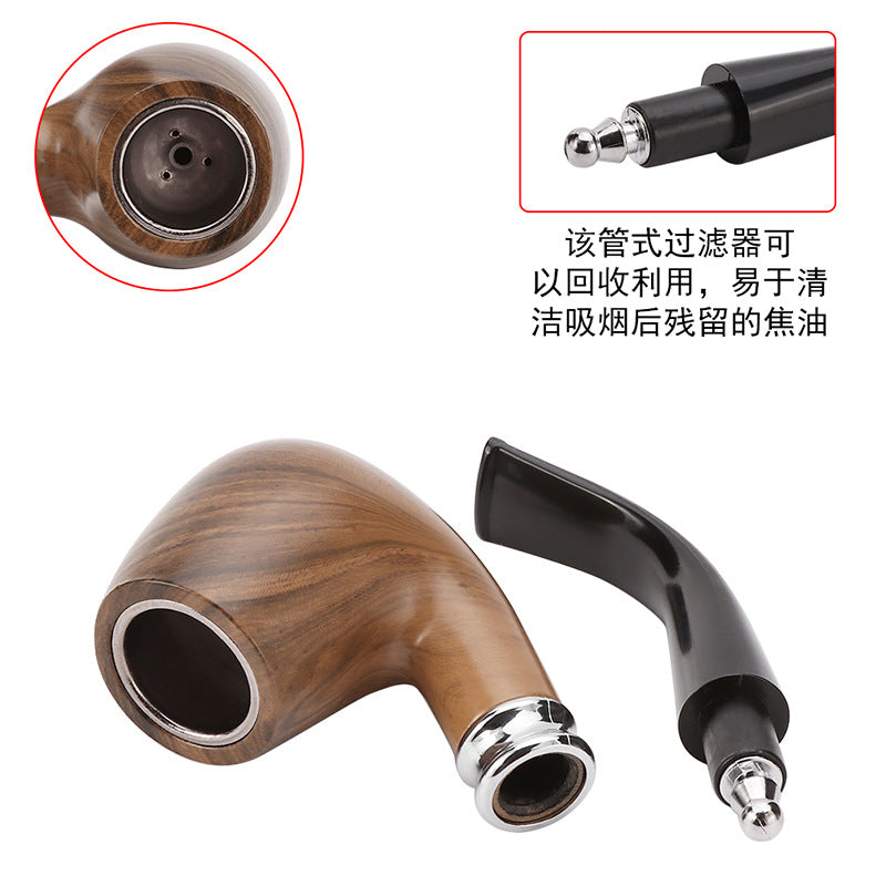 Pipe Set 503 Resin Tobacco Pipe Smoking Herb Grinder Filter Cleaning Gift Box for Smoking Accessories